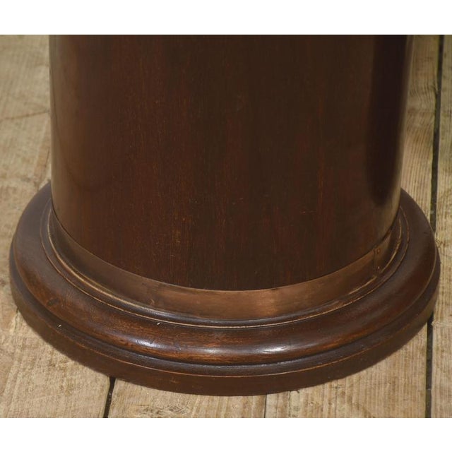 19th Century Mahogany Umbrella Stands with Brass Mounts, Set of 2 For Sale - Image 6 of 7