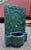 Large 2 Color Tamegroute Green and Petrol Blue Moroccan Mosaic Tile Fountain For Sale - Image 9 of 9