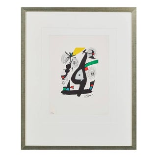 Joan Miró, La Mélodie Acide, Planche I, 1980, Lithograph For Sale