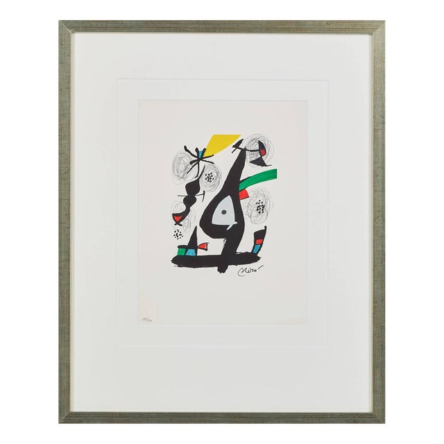 Joan Miró, La Mélodie Acide, Planche I, 1980, Lithograph For Sale