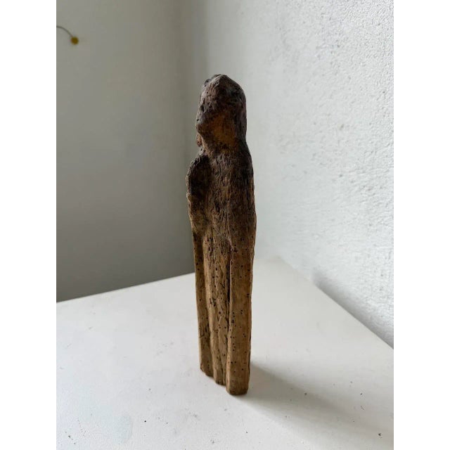 Small Wooden Sculpture of the Virgin Mary, 15th Century For Sale - Image 9 of 17