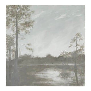 Landscape Painting on Wood Panel by Chelsea Fly For Sale