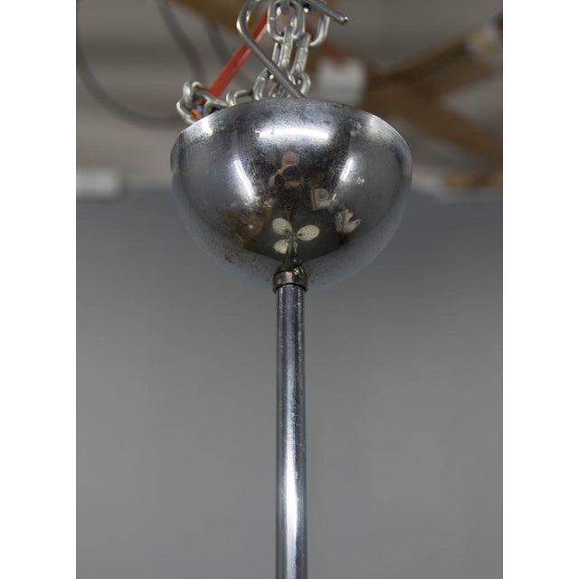 Vintage Bauhaus Hanging Light from Zukov, 1940s For Sale - Image 4 of 14