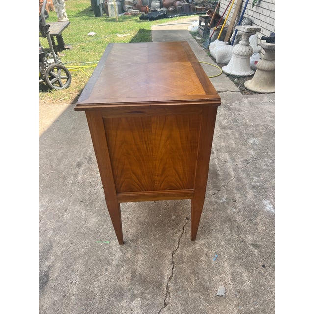 French 19th Century Louis XVI Solid Walnut Chest of Drawers / Commode For Sale - Image 11 of 12