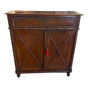19th Century French Faux Bamboo Cabinet