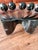 Mid Century Wrought Iron Candelabra | 9 Arm Black Iron Candle Holder | Modernist Brutalist Style | 23.5” Centerpiece Sculpture For Sale - Image 9 of 11