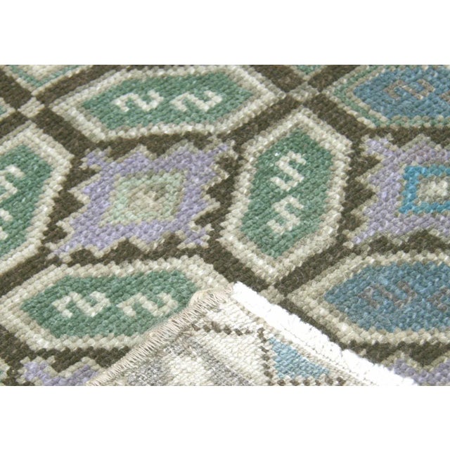 Illustration 1960s Turkish Oushak Yastic Rug For Sale - Image 3 of 4