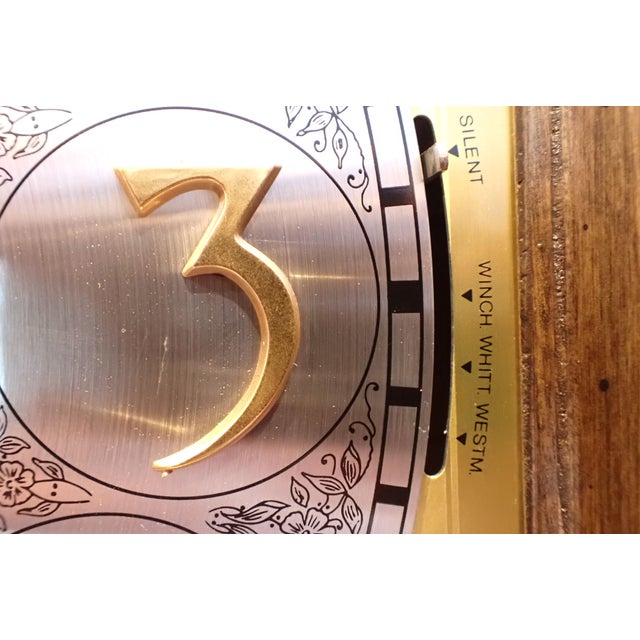 1970's Howard Miller "Aristocrat" Grandfather Clock For Sale - Image 10 of 12