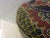 1970s Vintage Hand-Painted Dot Art Boho Lidded Rattan Basket For Sale - Image 5 of 7