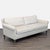 This Crate & Barrel 2-seat sofa features a simple and timeless design with a light beige fabric. It offers comfortable...