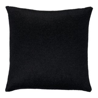 Schumacher Dixon Mohair Pillow 18" in Carbon For Sale