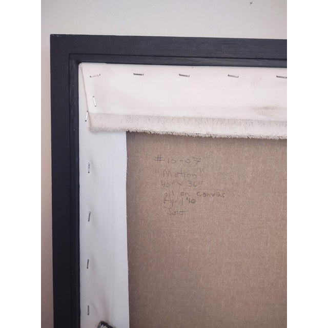 Paint "Motion"/Geometric Oil Painting/ by Trish Toro For Sale - Image 7 of 12