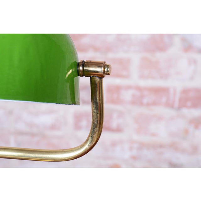 1920s Art Deco Brass and Glass Table Lamp from Franta Anýž, Czech, 1920s For Sale - Image 5 of 13