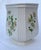 Mid-Century Modern Mid 20th Century Fluted Staffordshire Ceramic Vase With Daisy Floral Design For Sale - Image 3 of 12