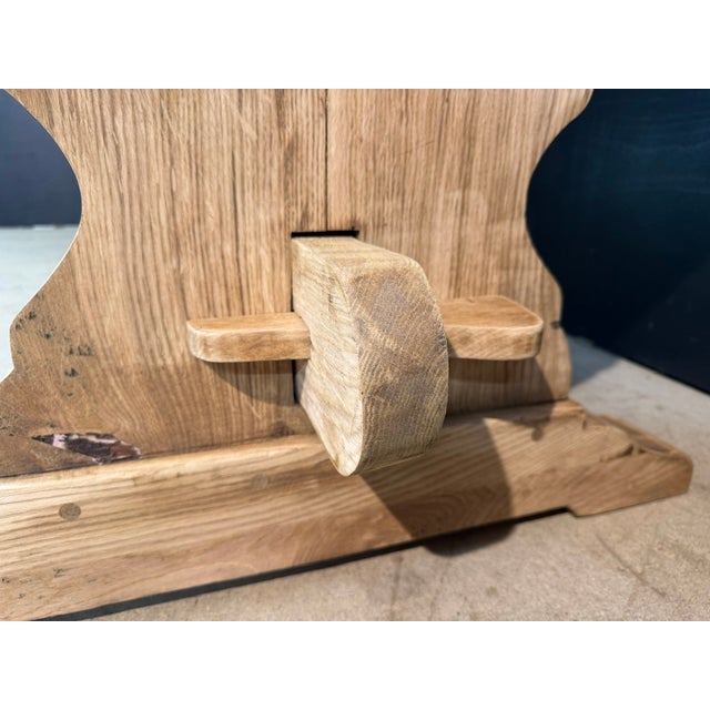 Oak Farmhouse Dining Table, 1920 For Sale - Image 10 of 18
