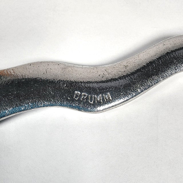 Don Drumm Aluminum Serving Ladle Abstract Celestial Design Geometric Wavy Handle For Sale In Seattle - Image 6 of 6