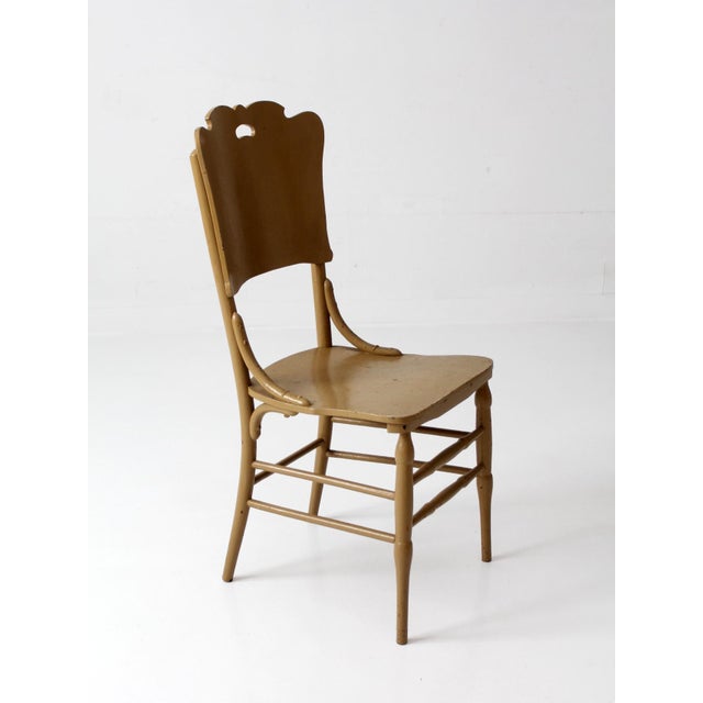 Antique 19th Century American Wood Dining Chair For Sale - Image 12 of 15