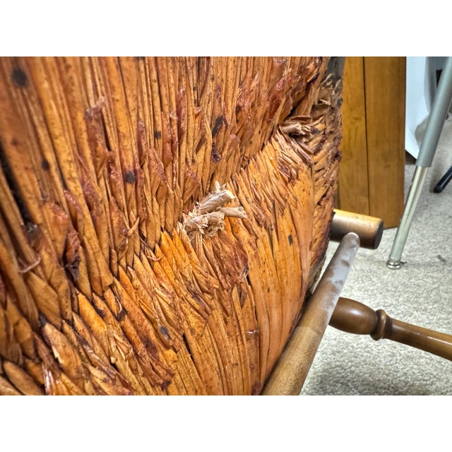 Mid 20th Century Barnard & Simonds Co Wood Windsor Rocking Chair For Sale - Image 11 of 12