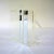 Mid-Century Modern 1970s Mod Lucite and Silver Stripes Pitcher For Sale - Image 3 of 13