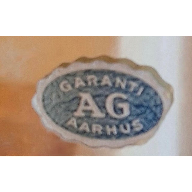 Teak Secretary with Drawers and Hidden Mirror from AG Aarhus, Denmark, 1960s For Sale - Image 4 of 8