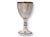 English silverplate trophy dated 1952 in an unusual egg cup form, engraved for an A.C.F. boxing competition. Awarded to...