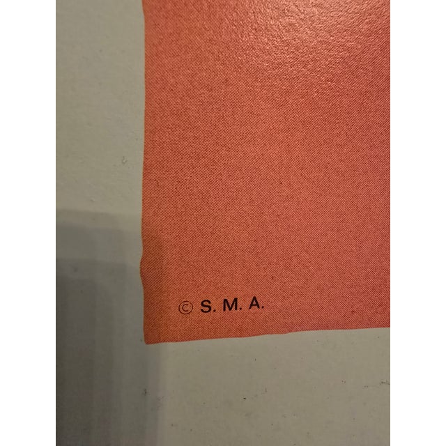 A good vintage Jasper Johns stamped print ( guaranteed a sharp crisp 1970s edition on cardboard ) unframed. Large and...
