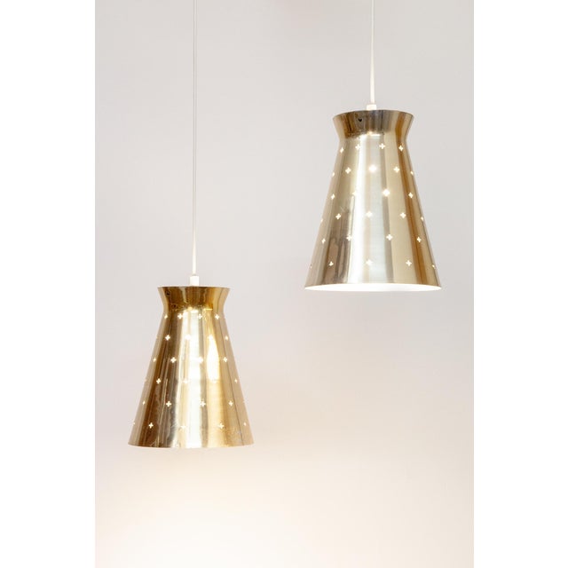 Perforated Pendants from Hillebrand Leuchten, Germany, 1950s, Set of 2 For Sale - Image 4 of 12