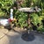 Vintage Bird Bath Aluminum With Iron Filigree Base and Perching Bird Sculpture For Sale In Chicago - Image 6 of 12