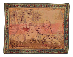 Tapestry with Bucolic Scene, 1950s