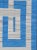 Modern Kilim Rug by Keivan Woven Arts, Cobalt Blue & Gray, 8'3" X 11" For Sale - Image 4 of 12
