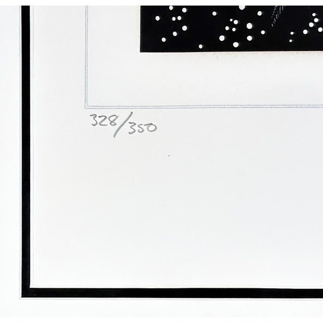 Art Deco 1980s Erté, Monte Carlo (Framed Hand Signed Serigraph) For Sale - Image 3 of 3