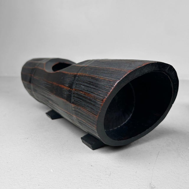 Vintage Bamboo Ikebana Vases, Japan, 1960s, Set of 2 For Sale - Image 6 of 17