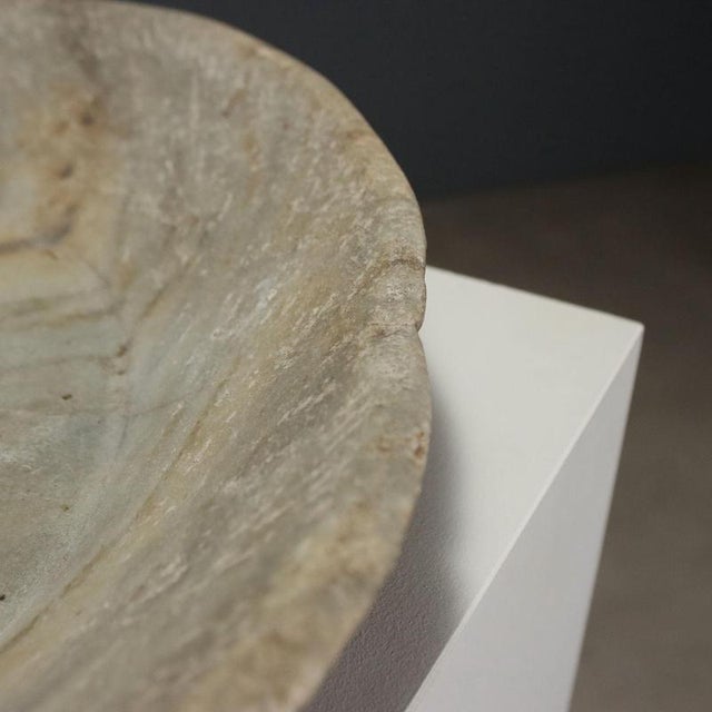 Indian Stone Parat Serving Platter For Sale - Image 5 of 8