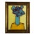 Contemporary Original Alexandra Brown Modernist Pop Abstract Still Life Vintage Frame For Sale