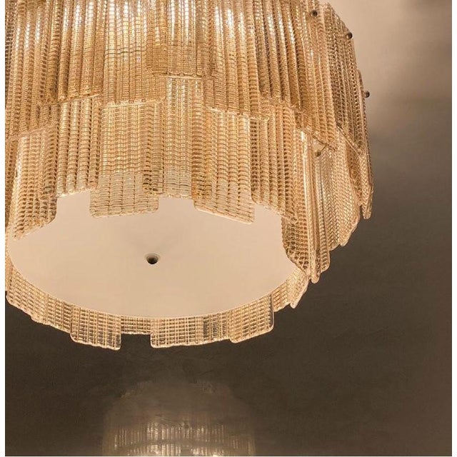 Marea Chandelier in Polished Chrome and Crystal Glass by Aggiolight For Sale - Image 4 of 6