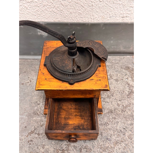 Wood Arcade Imperial Coffee Grinder, Antique For Sale - Image 7 of 12