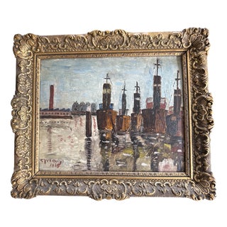 C J Verney, 1935, Oil on Masonite For Sale