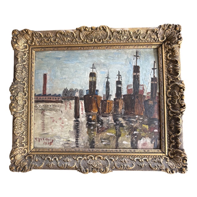 C J Verney, 1935, Oil on Masonite For Sale
