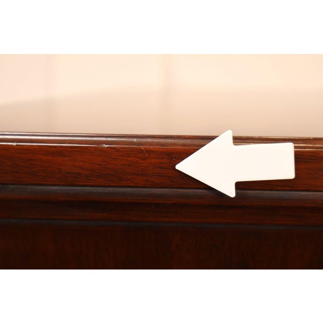 Ethan Allen Townhouse Collection Burlwood Bombe Chest For Sale - Image 15 of 18