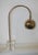 Stunning Mid-Century style chrome globe lamp. Features a gooseneck style body and a crystal base. This lamp is a Mid-...