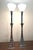 Metal Modernist Polished Chrome Hour Glass Sectional Lamps - a Pair For Sale - Image 7 of 8