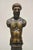 Metal Antique French Renaissance Large Figural Bronze Man & Woman Bust Andirons - Pair For Sale - Image 7 of 10