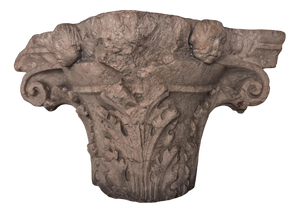 Corinthian Capital with Acanthus Leaves in Red Verona Marble, Late 15th Century