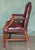 Georgian Oxblood Leather and Hardwood Gainsborough Library Armchair For Sale - Image 15 of 17