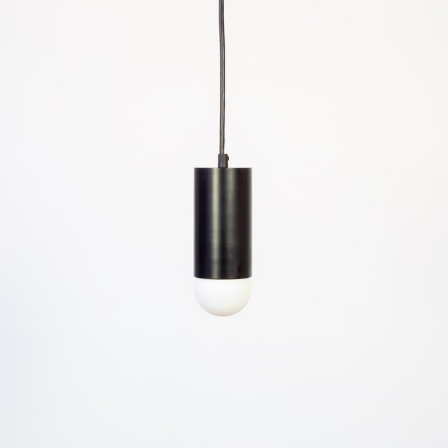 Deep Pendant, Black, Modern, by Research.Lighting, Modern, Minimal Hanging Light For Sale In New York - Image 6 of 6