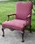 Chippendale Vtg. Centruy Chippendale Style Mahogany Library Arm Chair W/Claw Foot For Sale - Image 3 of 12