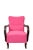 Set of Art Deco Pink Armchairs, 1920s For Sale - Image 4 of 10
