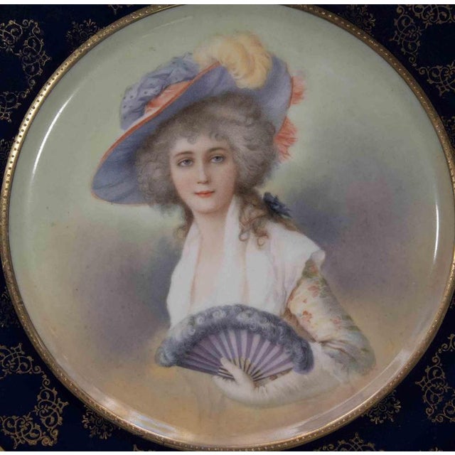 Pair of Decorated Plates are beautiful decorative objects realized at the beginning of the 20th Century. Colored Ceramic....
