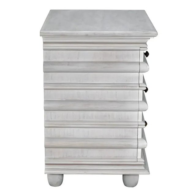 NOIR Ascona Side Table, White Wash For Sale In Los Angeles - Image 6 of 8