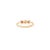 Brilliant Diamond and Ruby Three Stone Ring in 18k Yellow Gold Size 5 For Sale In New York - Image 6 of 11